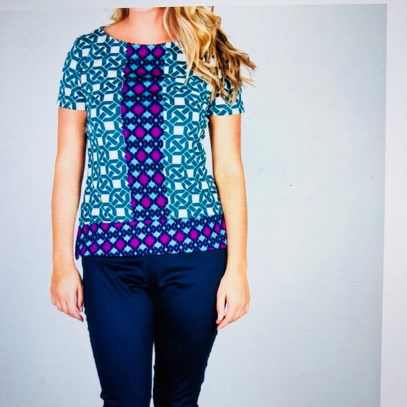 Tracy Negoshian skinny Navy Pants slacks NWT - Picture 4 of 6